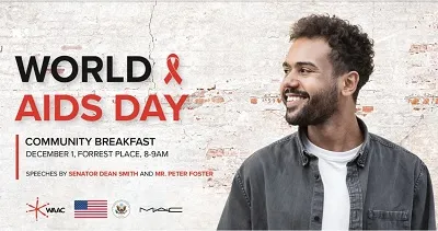 Community breakfast event poster