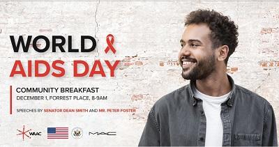 Community breakfast event poster