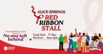 Red Ribbon Stall Banner
