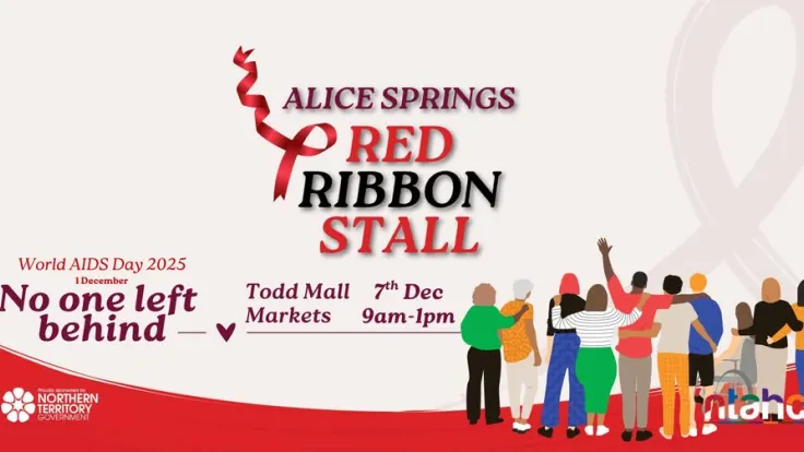 Red Ribbon Stall Banner